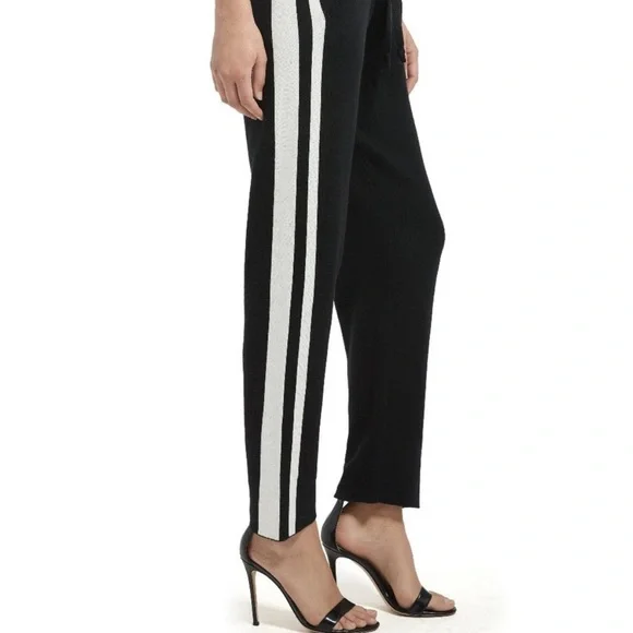 ATM Cashmere Blend Jacquard Stripe Sweater Pant - Picture 3 of 10